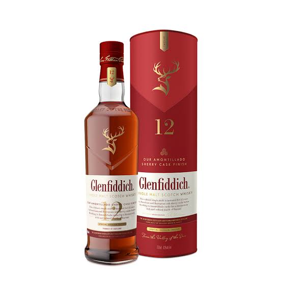 Glenfiddich 12 Sherry Cask Finish Single Malt Scotch Whisky 700mL