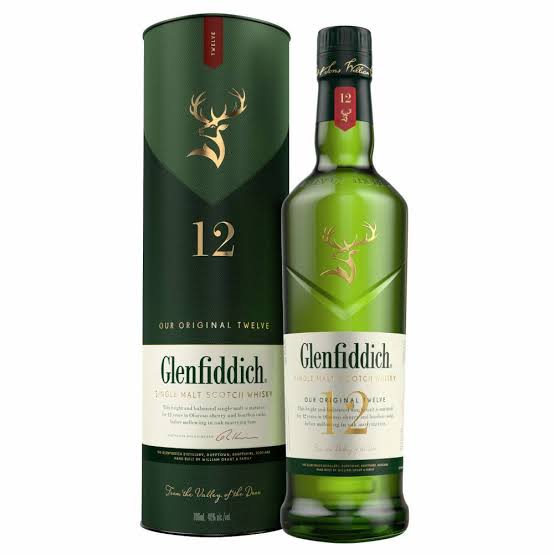 Glenfiddich 12 Year Old Single Malt Scotch Whisky 700mL