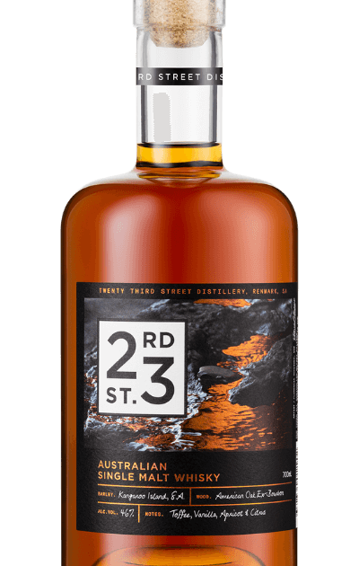 23rd Street Distillery Australian Single Malt batch NO.1 Whisky 700mL