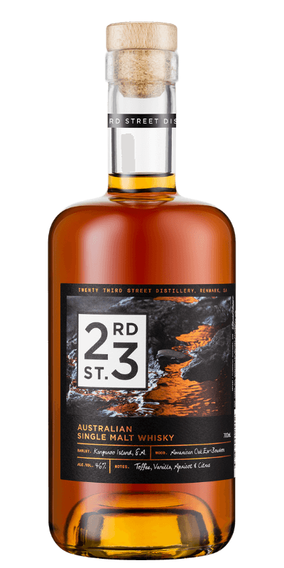 23rd Street Distillery Australian Single Malt batch NO.1 Whisky 700mL