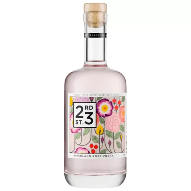 23rd Street Distillery Rose Vodka 700mL