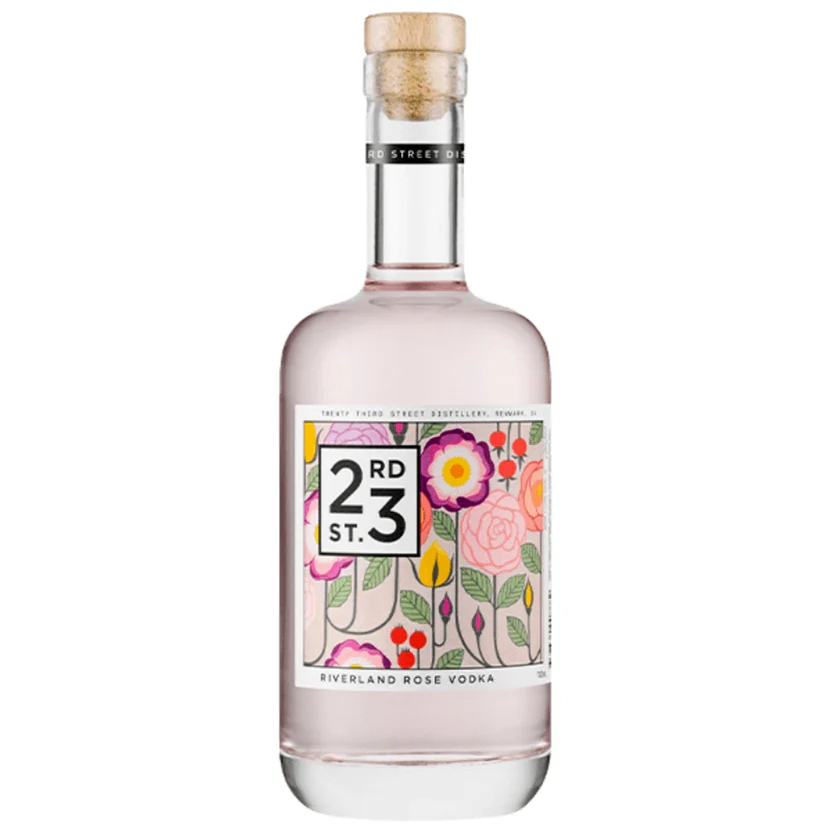 23rd Street Distillery Rose Vodka 700mL