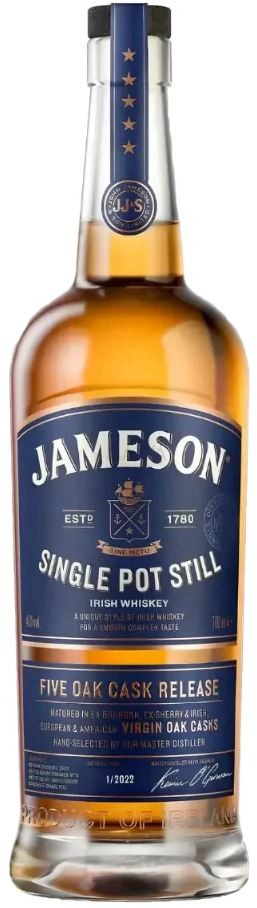 Jameson Single Pot Still Whiskey 700mL