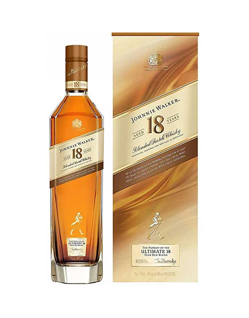 Johnnie Walker 18 Year Old Blended Scotch Whisky 700mL