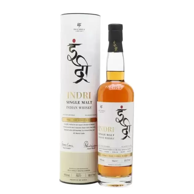 Indri Trini Single Malt Indian Whisky 750mL